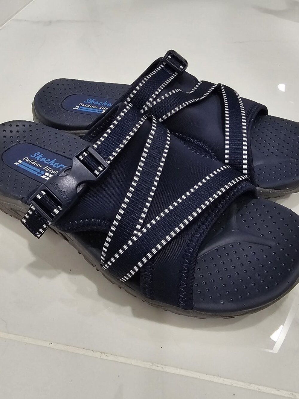 Skechers Women's Reggae-Slide Thru Sport Sandal